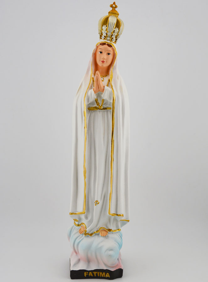 Statue Religieuse Notre Dame de Fatima - 30cm (pic 1)