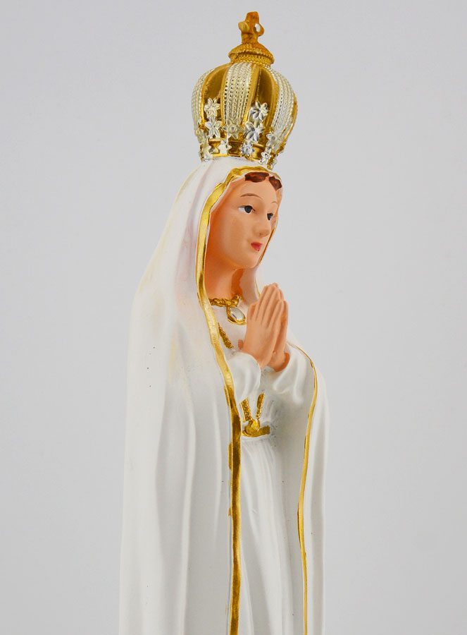 Statue Religieuse Notre Dame de Fatima - 30cm (pic 4)