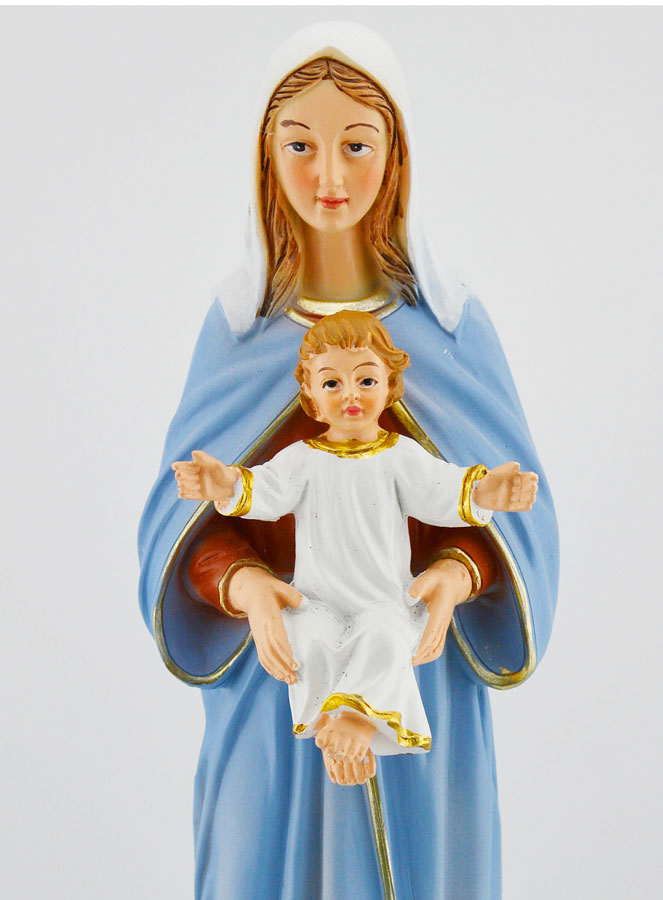 Statue Religieuse Vierge à l'Enfant - 30cm (pic 3)