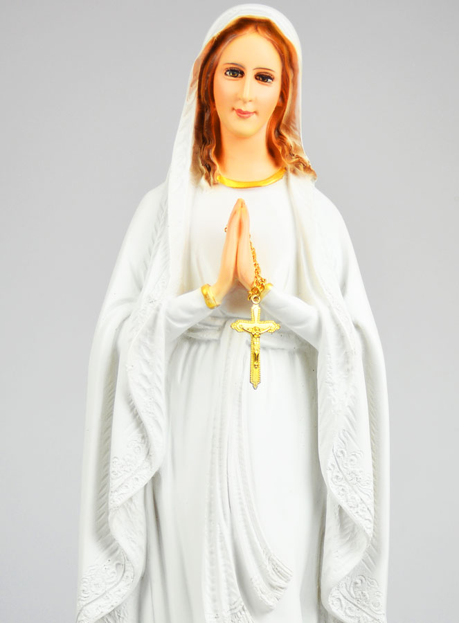 Statue Religieuse de ND de Lourdes - 48cm (pic 3)