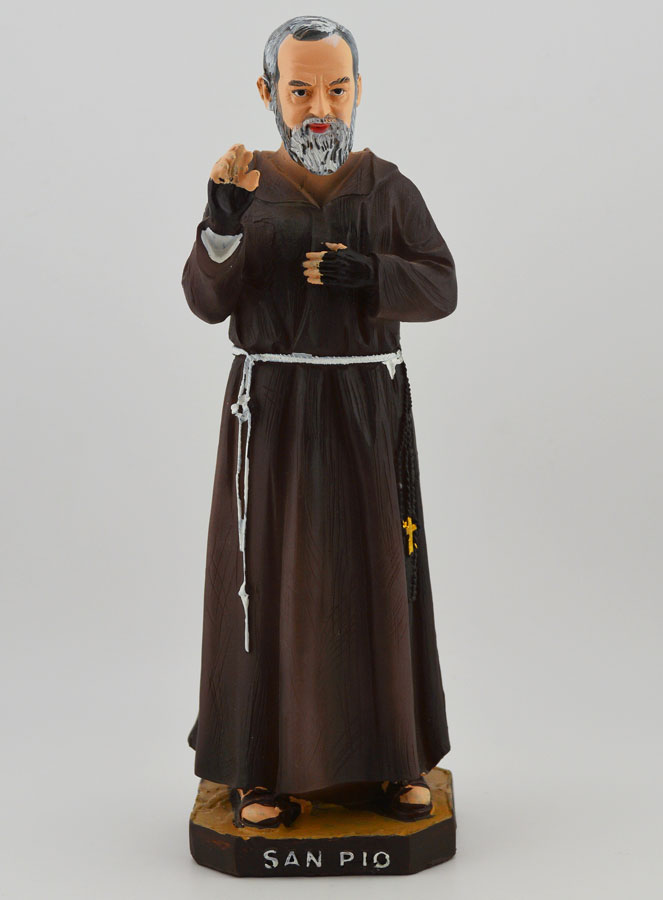 Statue Religieuse de Saint Padre Pio - 20cm (pic 1)