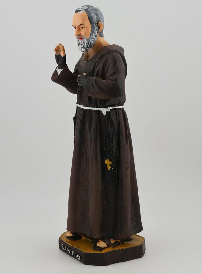 Statue Religieuse de Saint Padre Pio - 20cm (pic 2)