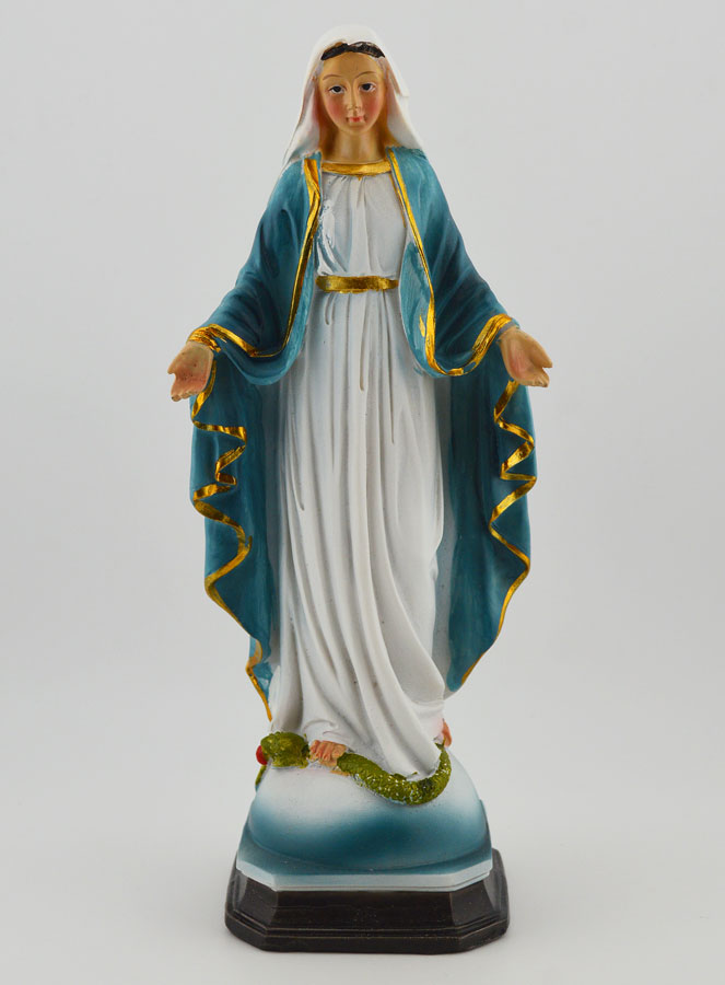 Statue Religieuse de la Vierge Miraculeuse - 20cm (pic 1)