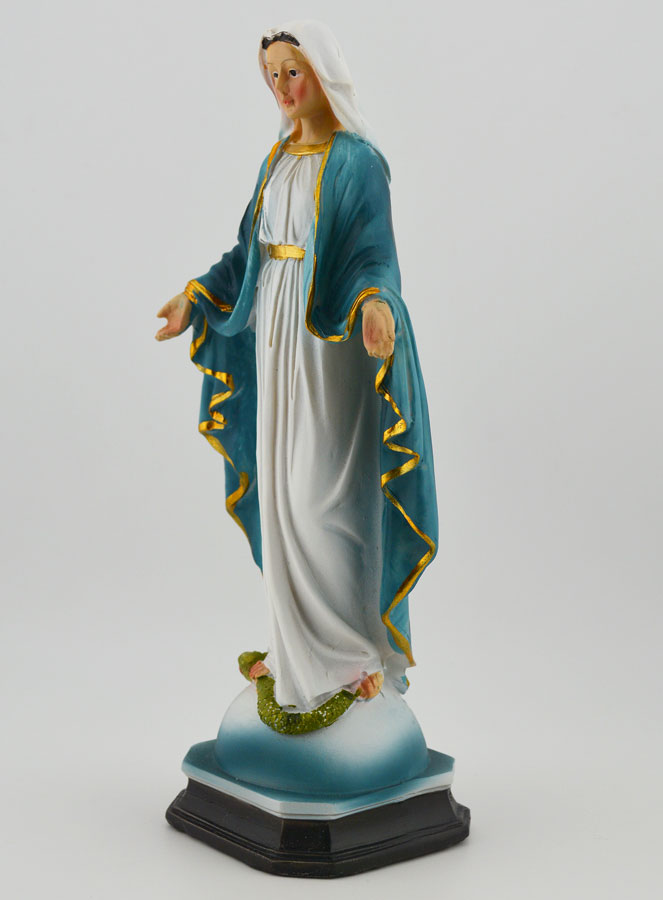 Statue Religieuse de la Vierge Miraculeuse - 20cm (pic 2)