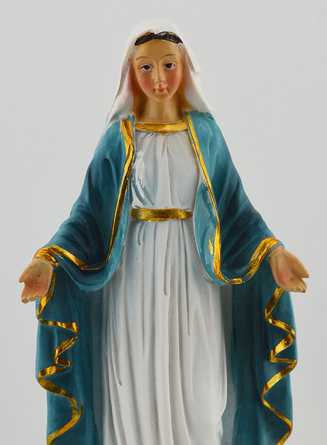 Statue Religieuse de la Vierge Miraculeuse - 20cm (pic 3)