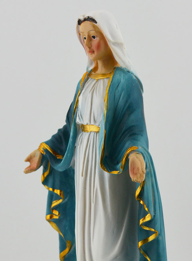 Statue Religieuse de la Vierge Miraculeuse - 20cm (pic 4)