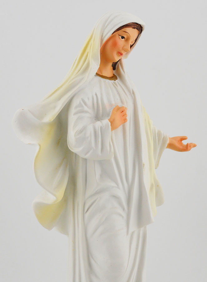 Statue Religieuse de la Vierge de Medjugorje - 20cm (pic 4)