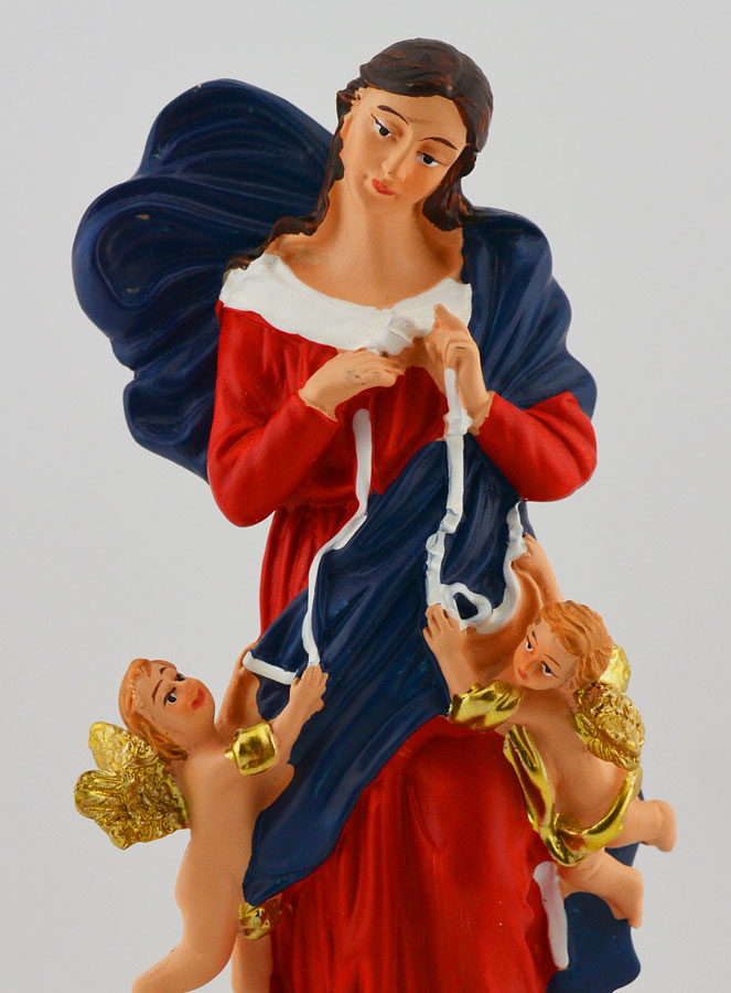 Statue Religieuse de Marie qui Défait les Noeuds - 20cm (pic 3)