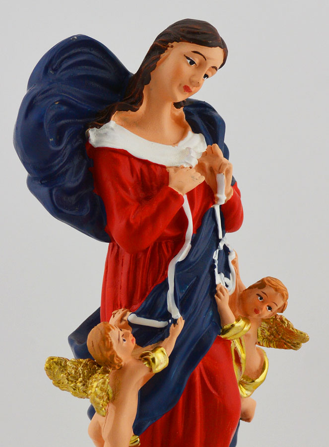 Statue Religieuse de Marie qui Défait les Noeuds - 20cm (pic 4)