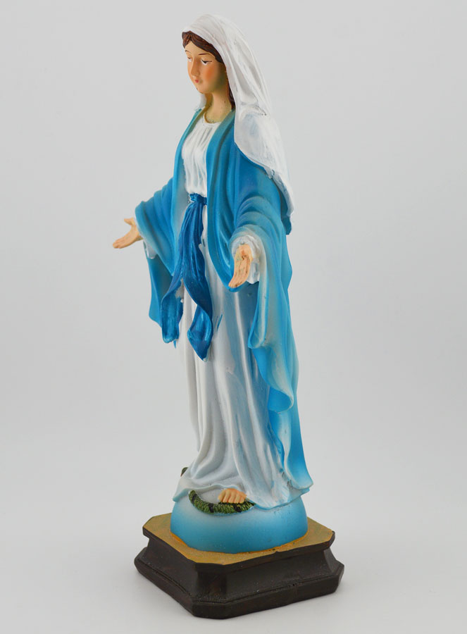 Statue Religieuse de la Vierge Miraculeuse - 20cm (pic 2)