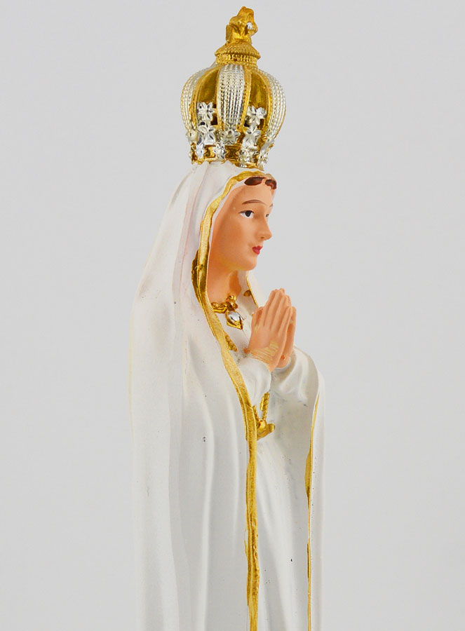 Statue Religieuse de la Vierge de Fatima - 20cm (pic 4)