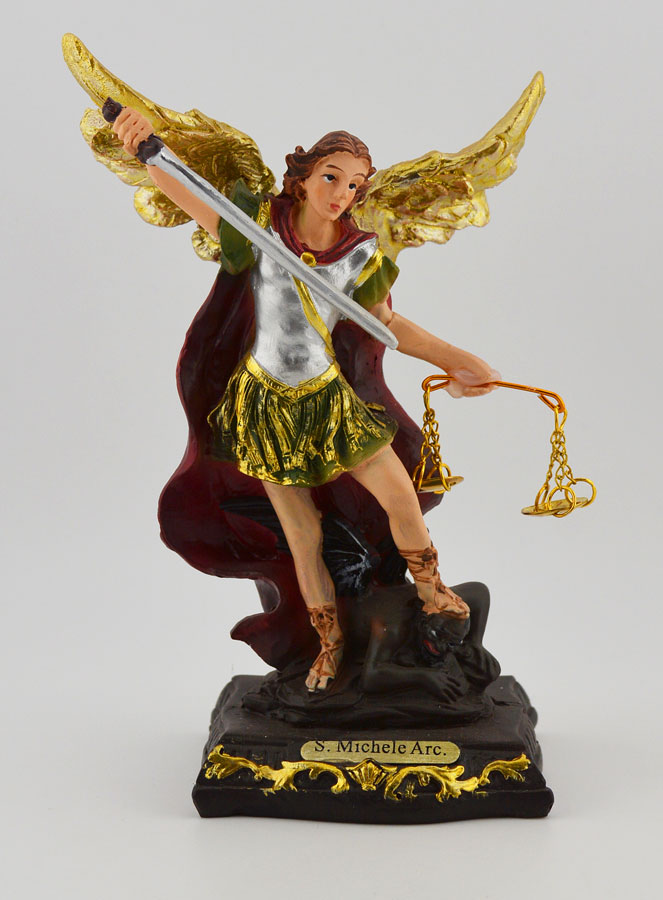 Statue Religieuse de Saint Michel Archange -15 cm (pic 1)