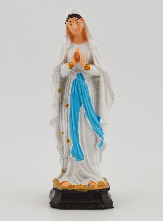 Statue Religieuse de Notre Dame de Lourdes - 7cm (pic 1)