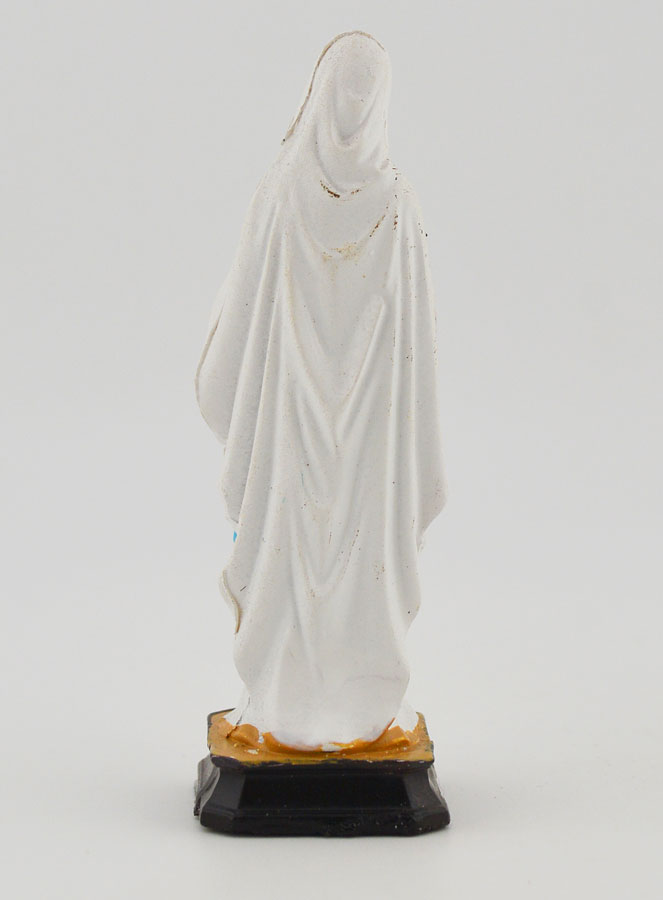 Statue Religieuse de Notre Dame de Lourdes - 7cm (pic 4)