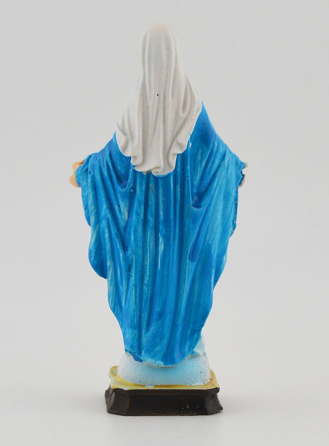 Statue Religieuse de la Vierge Miraculeuse - 7cm (pic 4)