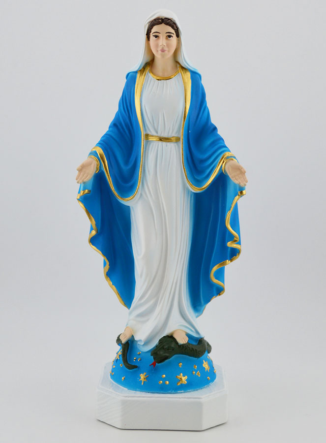 Statue Religieuse de la Vierge Miraculeuse - 20cm (pic 1)