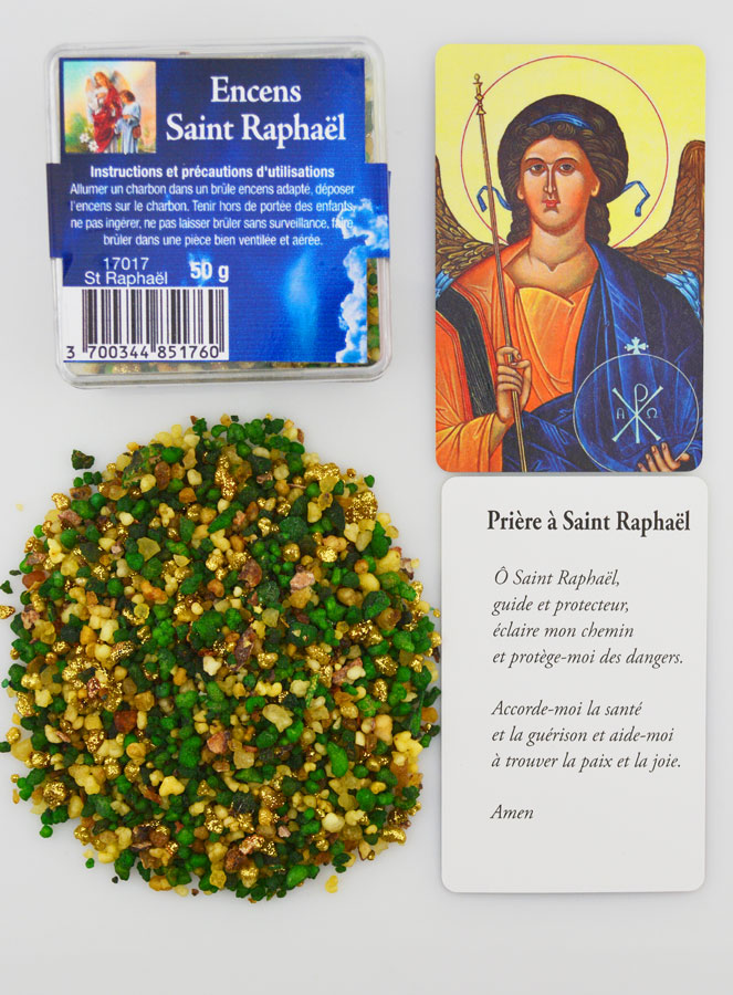 Encens Religieux Saint Raphaël + Prière (pic 1)