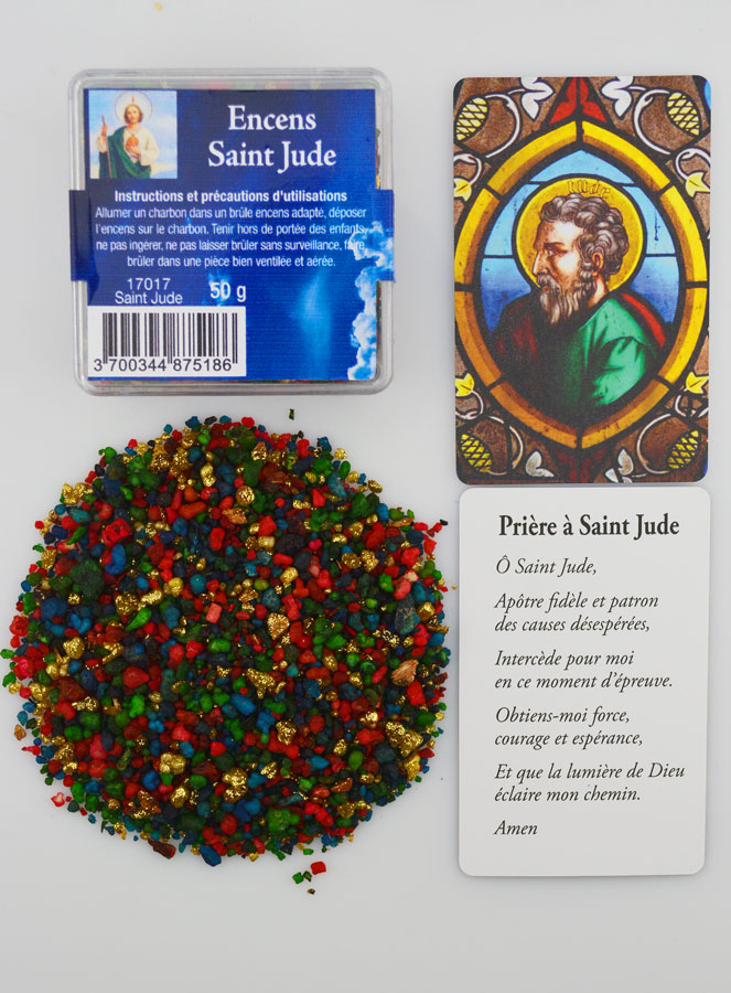 Encens Religieux Saint Jude + Prière (pic 1)