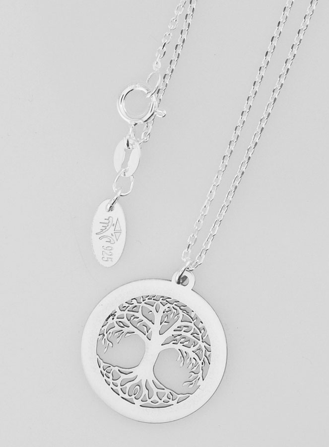 Collier Religieux Arbre de Vie Racines - Argent 925 (pic 4)