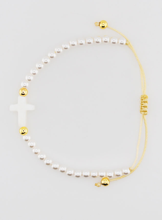 Bracelet Religieux Réglable en Coquille (pic 1)