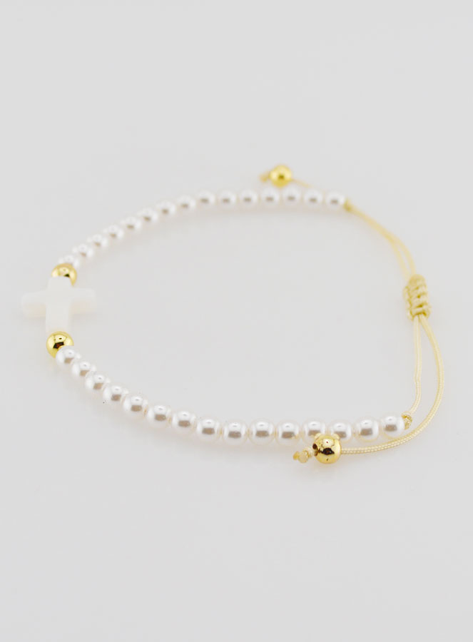 Bracelet Religieux Réglable en Coquille (pic 2)