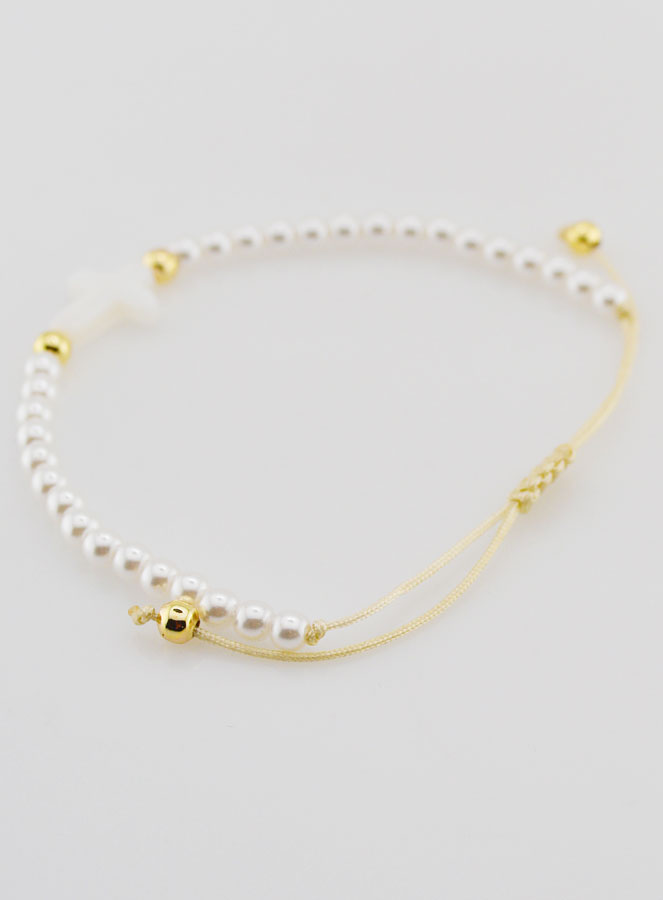 Bracelet Religieux Réglable en Coquille (pic 4)