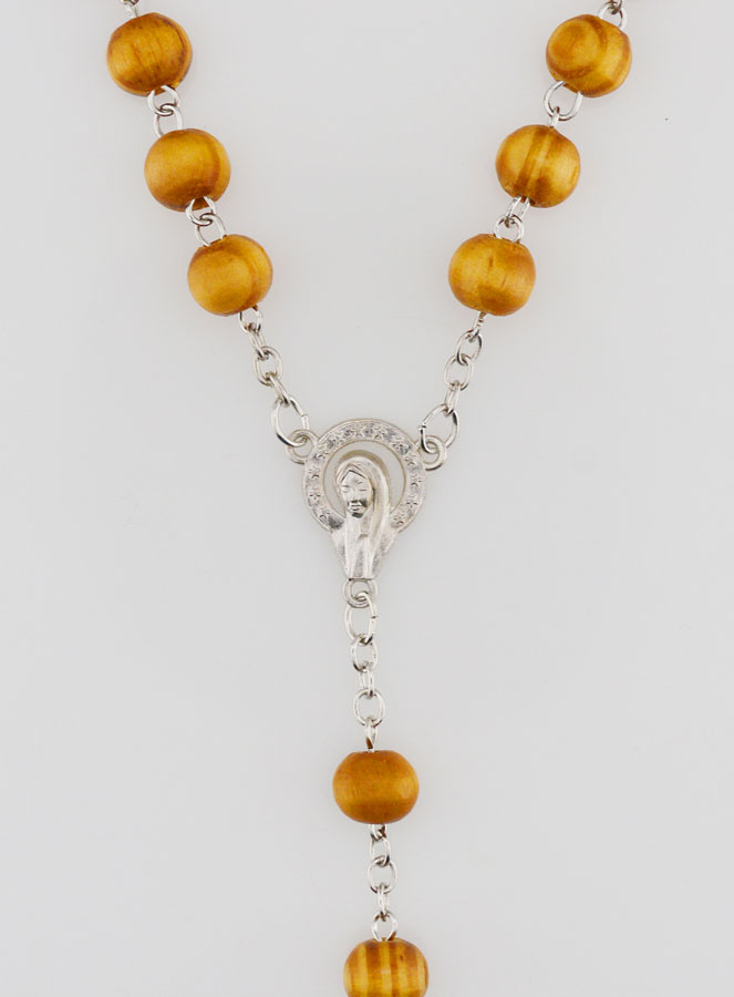 Chapelet en Bois - Vierge Marie (pic 4)
