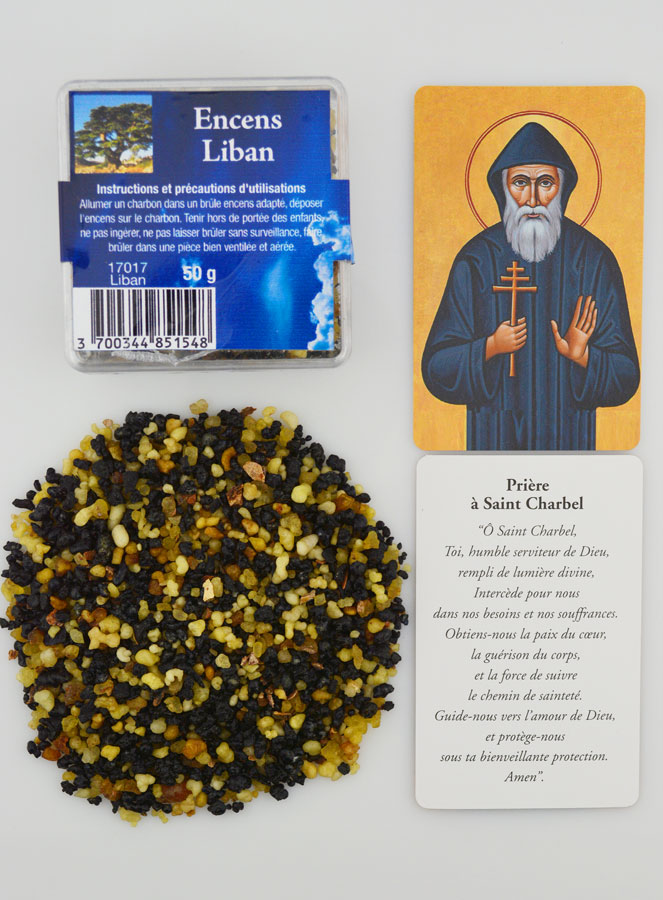 Encens Religieux Liban + Prière St Charbel (pic 1)