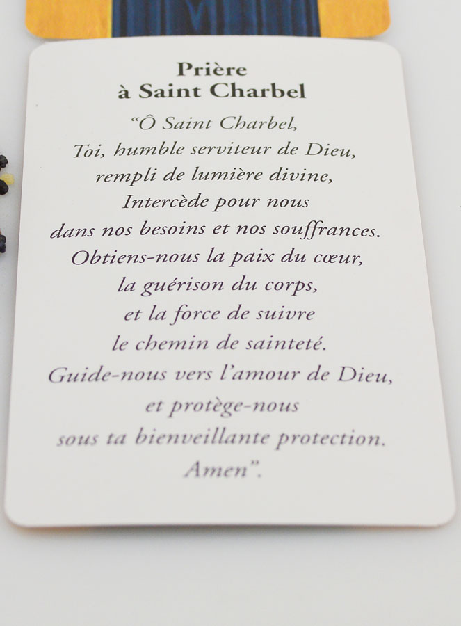 Encens Religieux Liban + Prière St Charbel (pic 3)