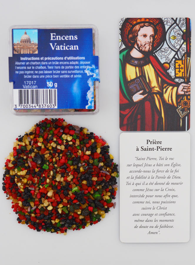 Encens Religieux Vatican + Prière à Saint Pierre (pic 1)