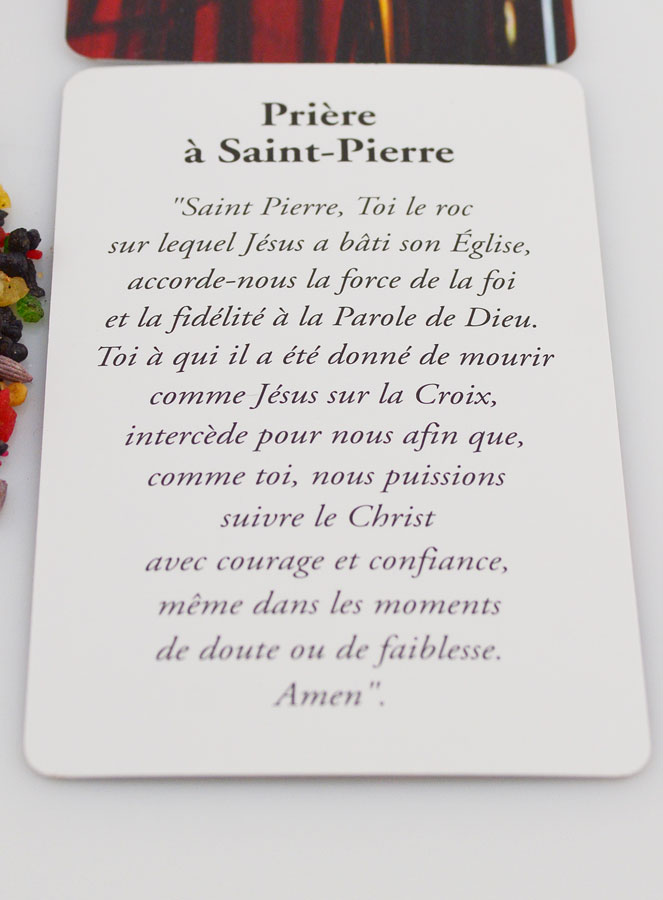 Coffret Encens Vatican + Prière à Saint Pierre (pic 3)