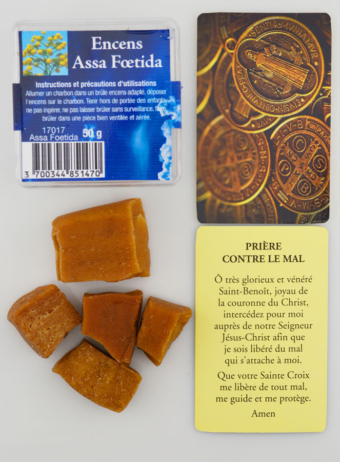 Encens Assa Foetida + Prière Médaille de St Benoît (pic 1)