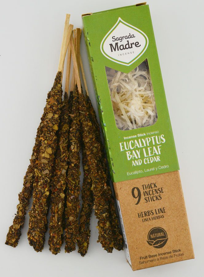 Encens Eucalyptus Laurier Cèdre - Naturel Qualité Premium (pic 1)