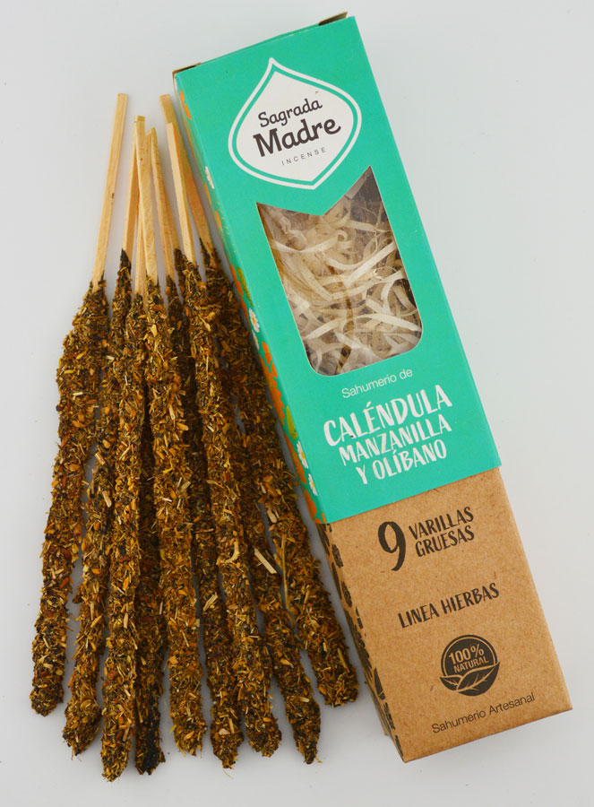 Encens Naturel Camomille, Calendula & Oliban - Qualité Premium (pic 1)