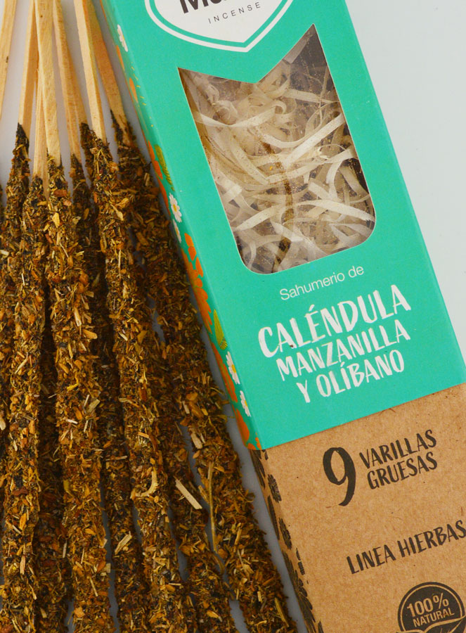 Encens Naturel Camomille, Calendula & Oliban - Qualité Premium (pic 3)