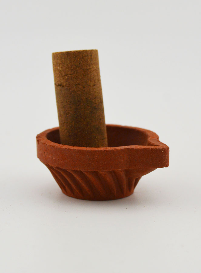 Encens Citronnelle Ecocert - Kit Dhoop + Encensoir (pic 3)