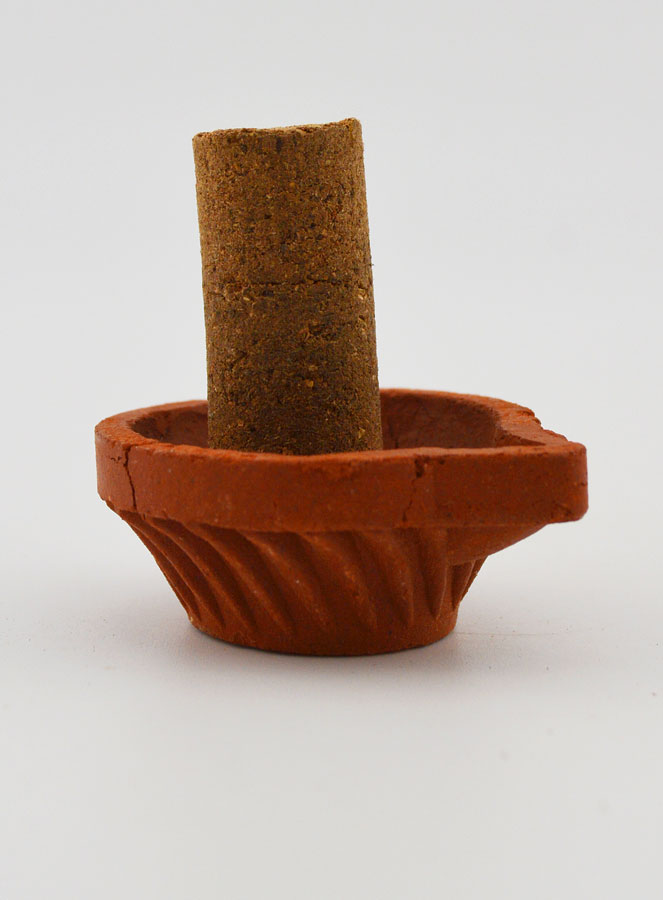 Encens Sauge Blanche Ecocert - Kit Dhoop + Encensoir (pic 3)