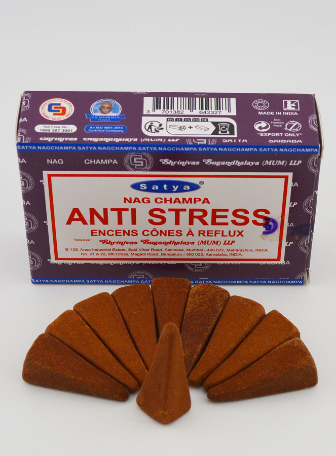 Encens Anti-stress Satya - Cônes à Reflux (pic 2)