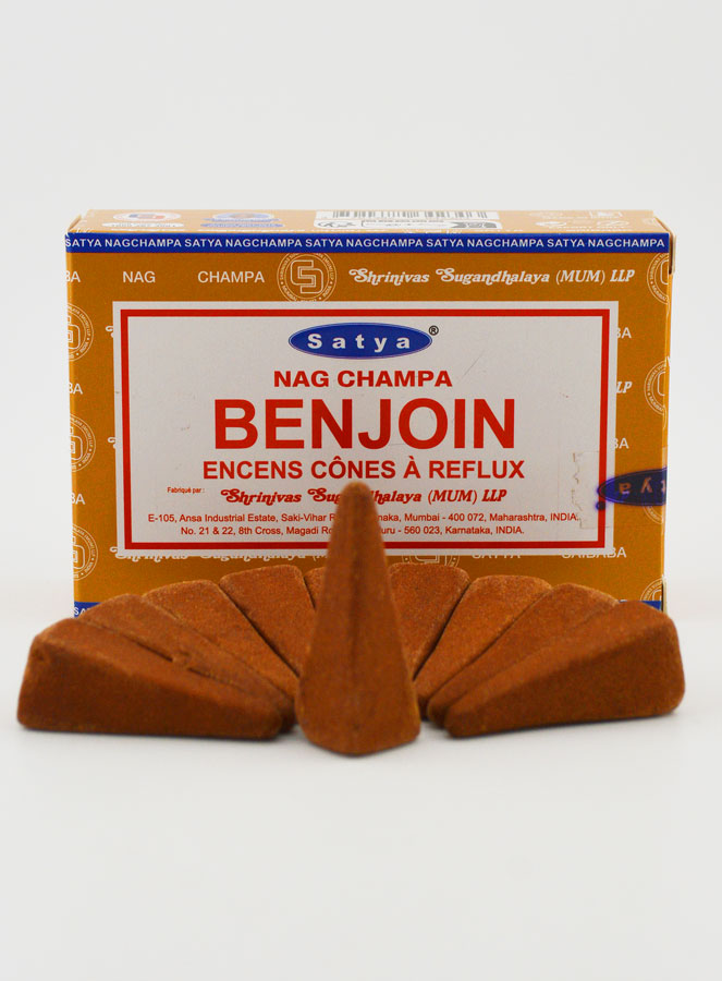 Encens Benjoin Satya - Cônes à Reflux (pic 1)