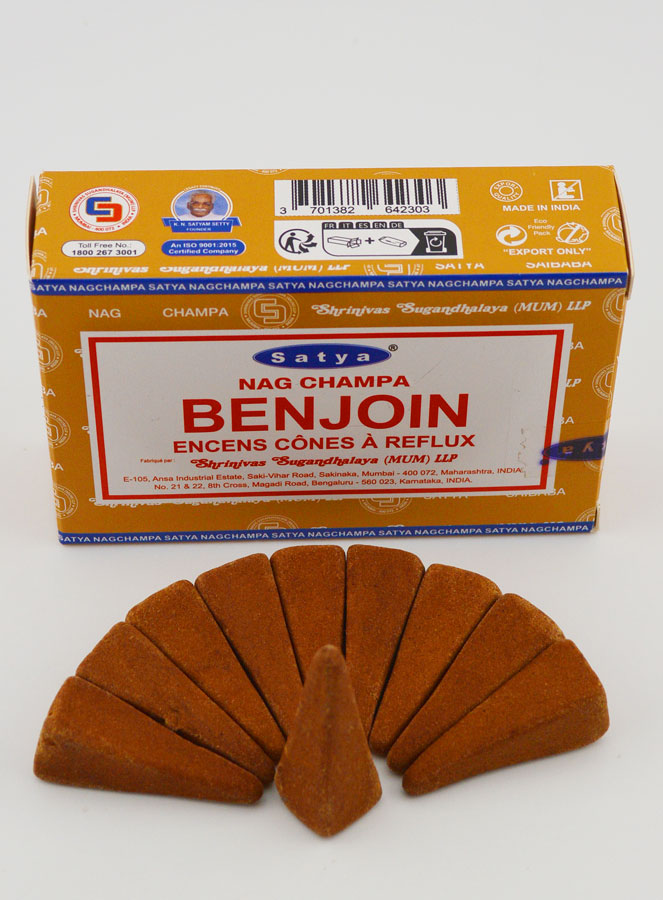 Encens Benjoin Satya - Cônes à Reflux (pic 2)