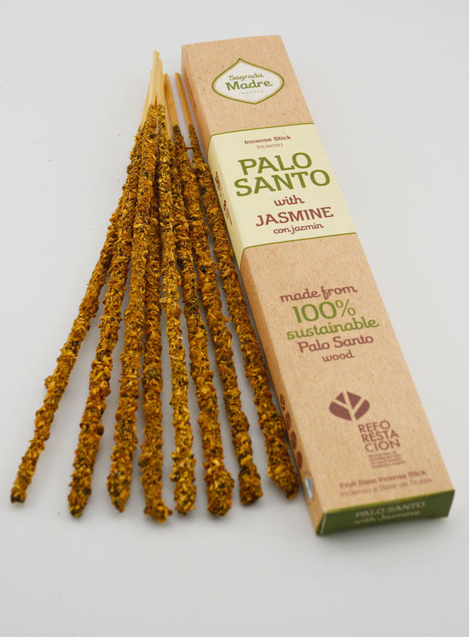 Encens Palo Santo & Jasmin - Bâtonnets Bio (pic 2)
