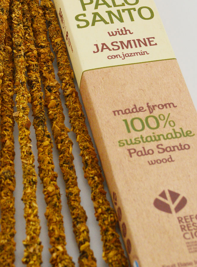 Encens Palo Santo & Jasmin - Bâtonnets Bio (pic 4)