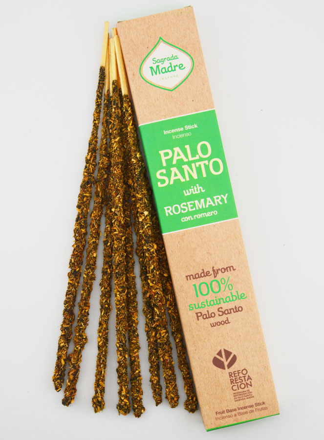 Encens Palo Santo & Romarin - Bâtonnets Bio (pic 1)