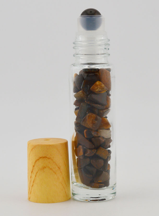 Roll-On Oeil de Tigre pour Lithothérapie & Aromathérapie (pic 3)