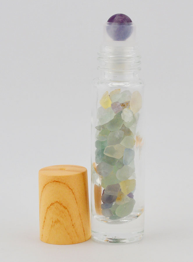 Roll-On Fluorite pour Lithothérapie & Aromathérapie (pic 3)
