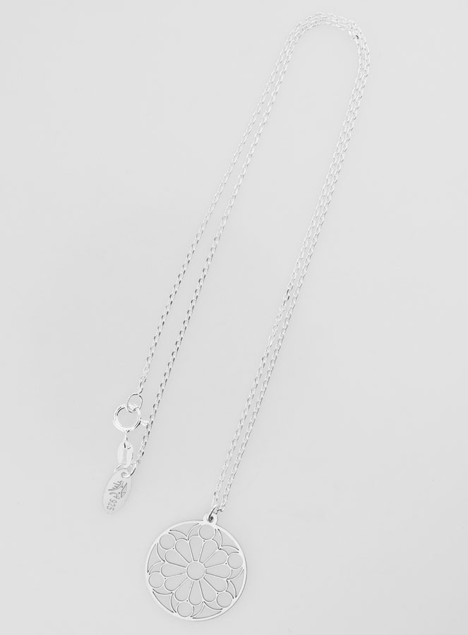 Collier Religieux Pendentif Vitrail - Argent 925 (pic 2)