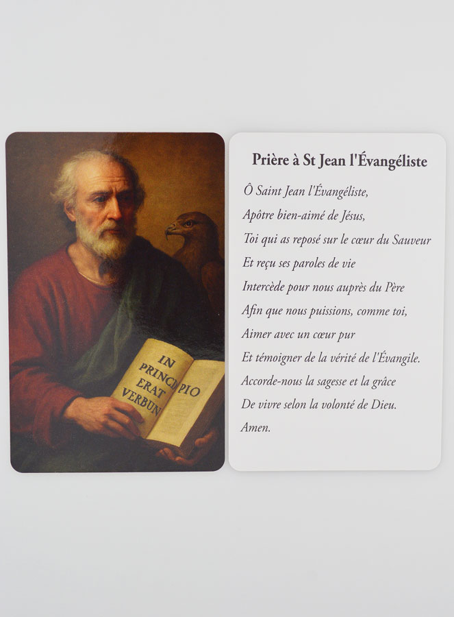 Carte de Prière à Saint Jean l'Evangéliste (pic 3)