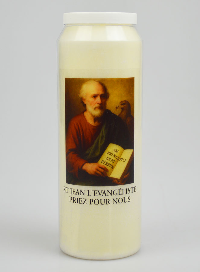 Bougie de Neuvaine à Saint Jean l'Evangéliste (pic 1)