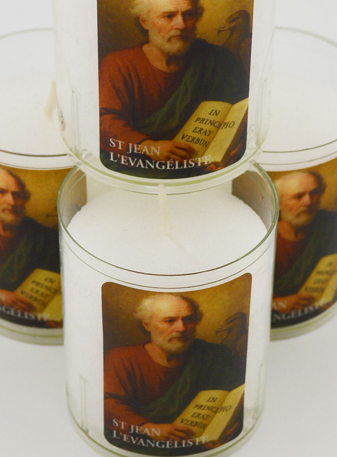 Lot de 4 Bougies Veilleuses Saint Jean l'Evangéliste (pic 4)