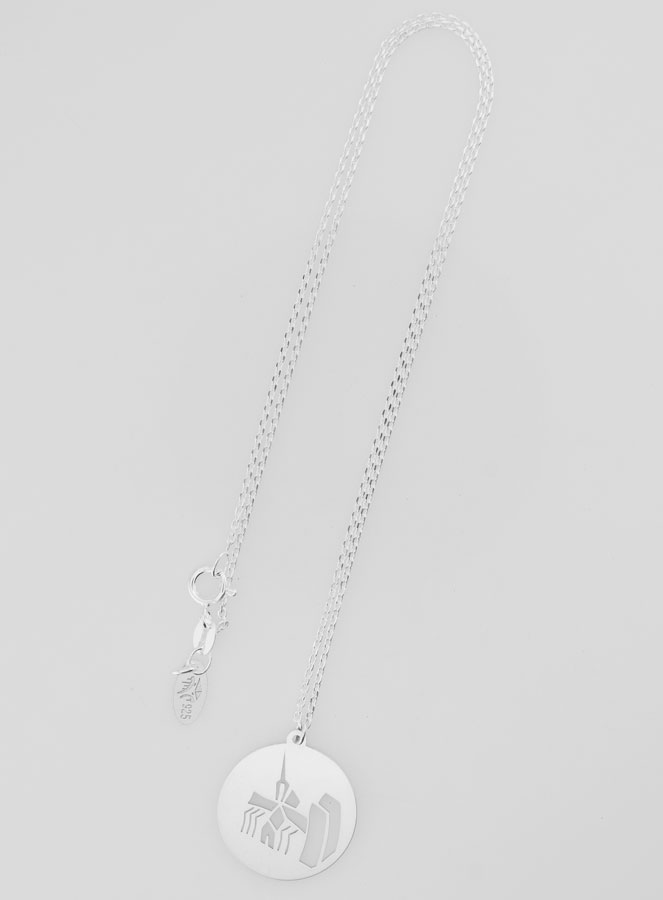 Collier Religieux Notre Dame de Paris en Argent 20mm (pic 2)